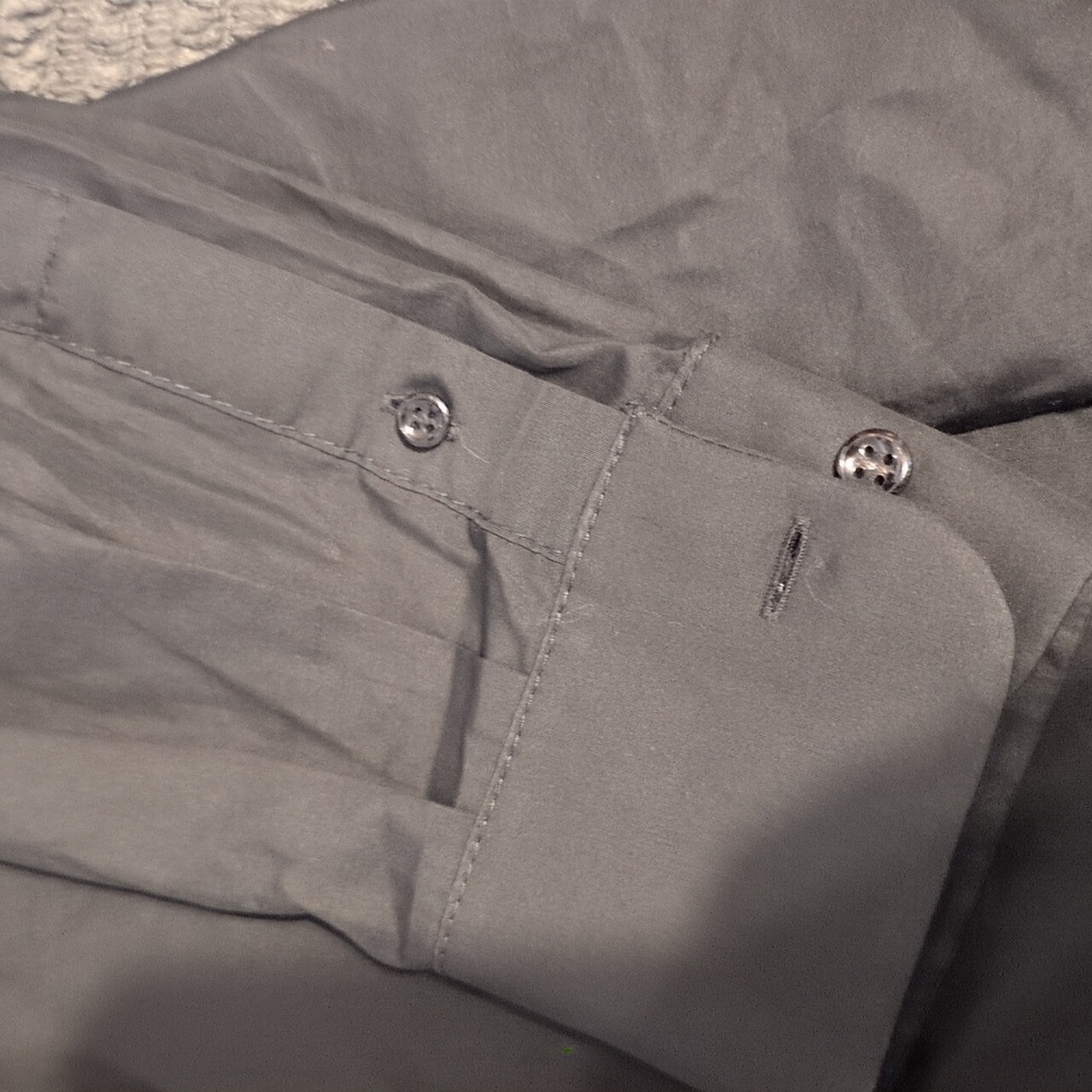 Authentic Saint Laurent Black Blouse With White Trim Size S -‎ Made In France - Picture 4 of 6